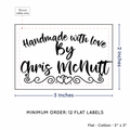 PPLR_HIDDEN_PRODUCT Double Heart Border (2"x3" Cotton - 12 labels/set)