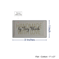 PPLR_HIDDEN_PRODUCT Print your Logo or Image on FLAT Cotton Tags