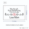 PPLR_HIDDEN_PRODUCT Double Heart Quote (2"x3" Cotton - 12 labels/set)