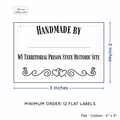 PPLR_HIDDEN_PRODUCT Double heart border with Fill in Blanks (2"x3" Cotton - 12 labels/set)