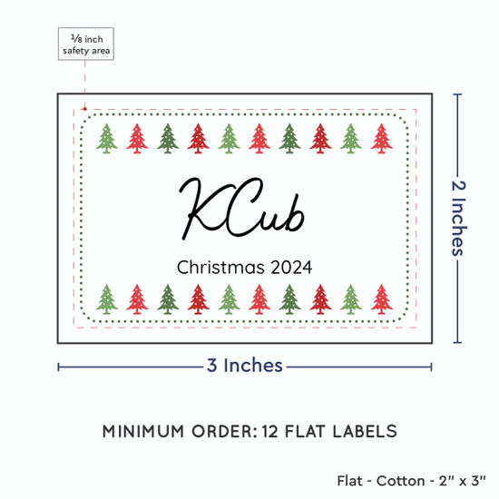 PPLR_HIDDEN_PRODUCT Christmas Trees (2"x3" Cotton - 12 labels/set)
