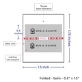 PPLR_HIDDEN_PRODUCT Print your logo/Image on Satin Tags (1.5" wide - Satin)