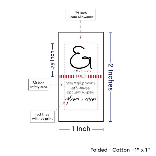 PPLR_HIDDEN_PRODUCT Print Your Logo or Image on FOLDED Cotton Tags