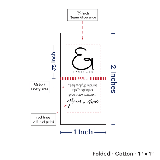 PPLR_HIDDEN_PRODUCT Print Your Logo or Image on FOLDED Cotton Tags
