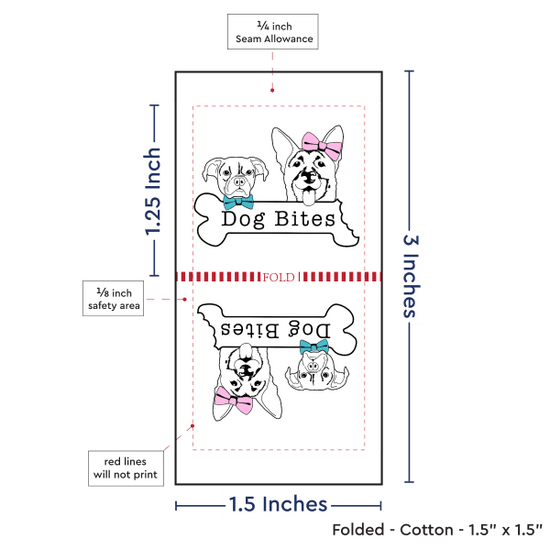PPLR_HIDDEN_PRODUCT Print Your Logo or Image on FOLDED Cotton Tags