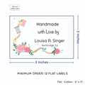 PPLR_HIDDEN_PRODUCT Thread and Flowers (2"x3" Cotton - 12 labels/set)