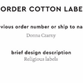 PPLR_HIDDEN_PRODUCT Reorder Previous Label Design - COTTON