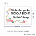 PPLR_HIDDEN_PRODUCT Thread and Flowers (2"x3" Cotton - 12 labels/set)