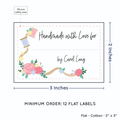 PPLR_HIDDEN_PRODUCT Thread and Flowers with Fill in Blanks (2"x3" Cotton - 12 labels/set)