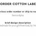 PPLR_HIDDEN_PRODUCT Reorder Previous Label Design - COTTON