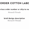 PPLR_HIDDEN_PRODUCT Reorder Previous Label Design - COTTON