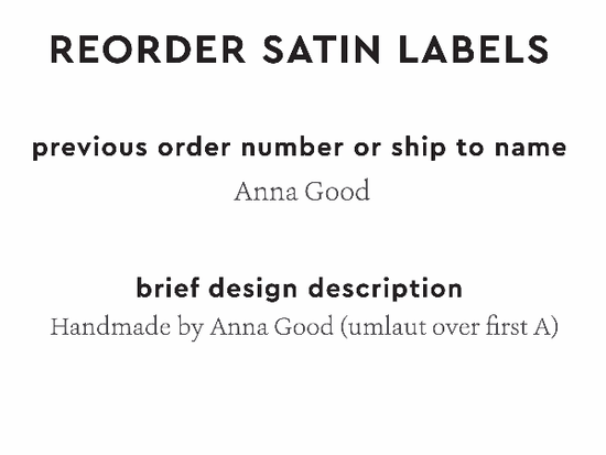 PPLR_HIDDEN_PRODUCT Reorder Previous Label Design - SATIN