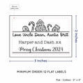 PPLR_HIDDEN_PRODUCT Holiday Treats (2"x3" Cotton - 12 labels/set)