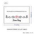 PPLR_HIDDEN_PRODUCT Double Heart Quote (2"x3" Cotton - 12 labels/set)