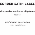 PPLR_HIDDEN_PRODUCT Reorder Previous Label Design - SATIN