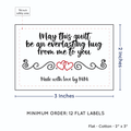 PPLR_HIDDEN_PRODUCT Double Heart Quote (2"x3" Cotton - 12 labels/set)