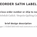 PPLR_HIDDEN_PRODUCT Reorder Previous Label Design - SATIN