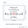 PPLR_HIDDEN_PRODUCT Double Heart Quote (2"x3" Cotton - 12 labels/set)