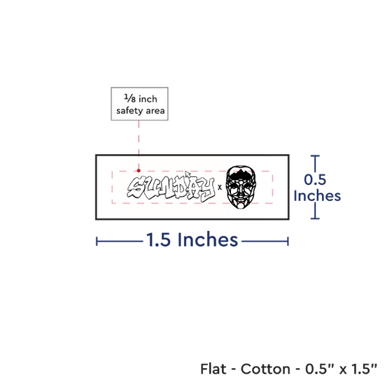 PPLR_HIDDEN_PRODUCT Print your Logo or Image on FLAT Cotton Tags