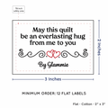 PPLR_HIDDEN_PRODUCT Double Heart Quote (2"x3" Cotton - 12 labels/set)