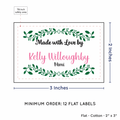 PPLR_HIDDEN_PRODUCT Holly Frame (2"x3" Cotton - 12 labels/set)