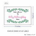 PPLR_HIDDEN_PRODUCT Holly Frame (2"x3" Cotton - 12 labels/set)