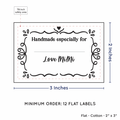 PPLR_HIDDEN_PRODUCT Swirl Accent Border with Fill in Blanks (2"x3" Cotton - 12 labels/set)