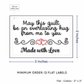PPLR_HIDDEN_PRODUCT Double Heart Quote (2"x3" Cotton - 12 labels/set)