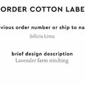 PPLR_HIDDEN_PRODUCT Reorder Previous Label Design - COTTON