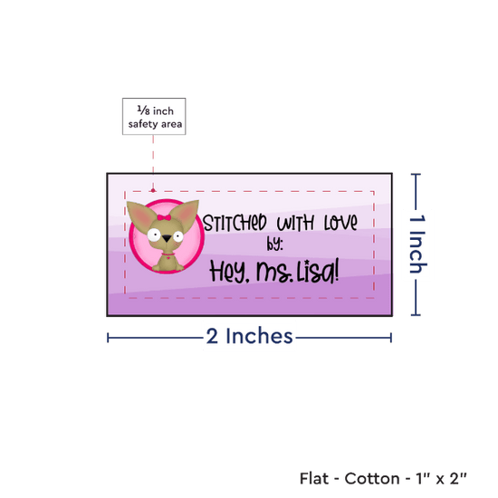 PPLR_HIDDEN_PRODUCT Print your Logo or Image on FLAT Cotton Tags