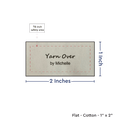 PPLR_HIDDEN_PRODUCT Print your Logo or Image on FLAT Cotton Tags
