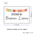 PPLR_HIDDEN_PRODUCT Colorful Banner (2"x3" Cotton - 12 labels/set)