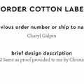 PPLR_HIDDEN_PRODUCT Reorder Previous Label Design - COTTON