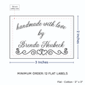 PPLR_HIDDEN_PRODUCT Double Heart Border (2"x3" Cotton - 12 labels/set)