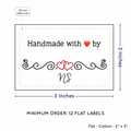 PPLR_HIDDEN_PRODUCT Double Heart Quote (2"x3" Cotton - 12 labels/set)