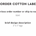 PPLR_HIDDEN_PRODUCT Reorder Previous Label Design - COTTON