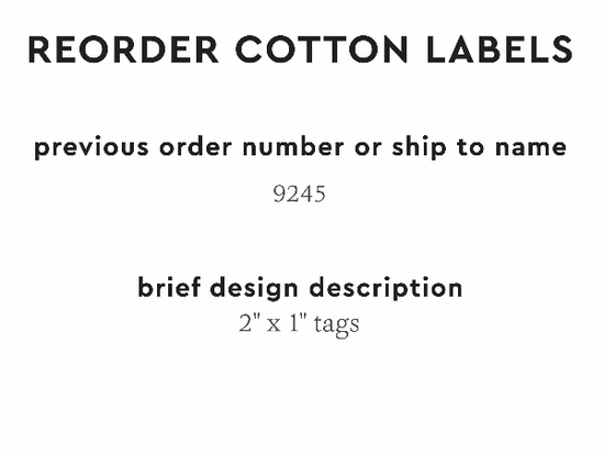 PPLR_HIDDEN_PRODUCT Reorder Previous Label Design - COTTON