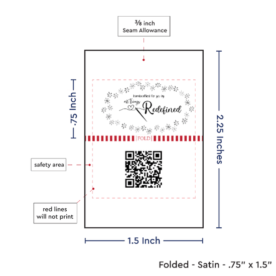 PPLR_HIDDEN_PRODUCT Print your logo/Image on Satin Tags (1.5" wide - Satin)