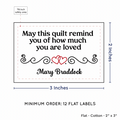 PPLR_HIDDEN_PRODUCT Double Heart Quote (2"x3" Cotton - 12 labels/set)