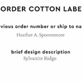 PPLR_HIDDEN_PRODUCT Reorder Previous Label Design - COTTON