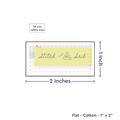 PPLR_HIDDEN_PRODUCT Print your Logo or Image on FLAT Cotton Tags