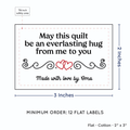 PPLR_HIDDEN_PRODUCT Double Heart Quote (2"x3" Cotton - 12 labels/set)