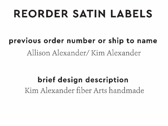 PPLR_HIDDEN_PRODUCT Reorder Previous Label Design - SATIN