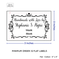 PPLR_HIDDEN_PRODUCT Swirl Accent Border (2"x3" Cotton - 12 labels/set)