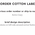 PPLR_HIDDEN_PRODUCT Reorder Previous Label Design - COTTON
