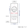 PPLR_HIDDEN_PRODUCT Circle Bow (1" wide - Satin)