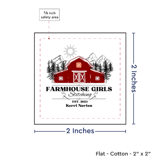 PPLR_HIDDEN_PRODUCT Print your Logo or Image on FLAT Cotton Tags