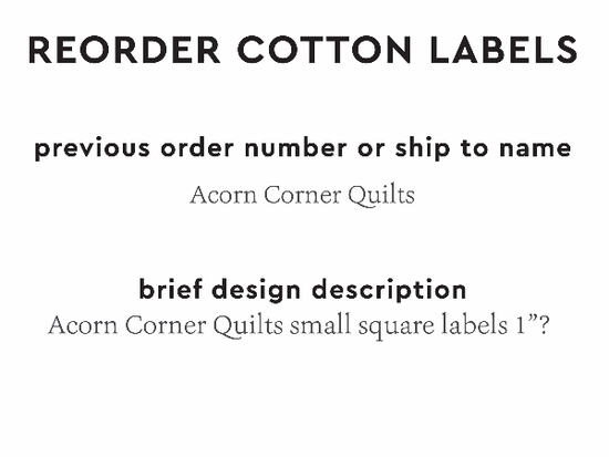 PPLR_HIDDEN_PRODUCT Reorder Previous Label Design - COTTON