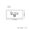 PPLR_HIDDEN_PRODUCT Print your Logo or Image on FLAT Cotton Tags