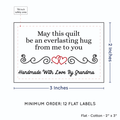 PPLR_HIDDEN_PRODUCT Double Heart Quote (2"x3" Cotton - 12 labels/set)